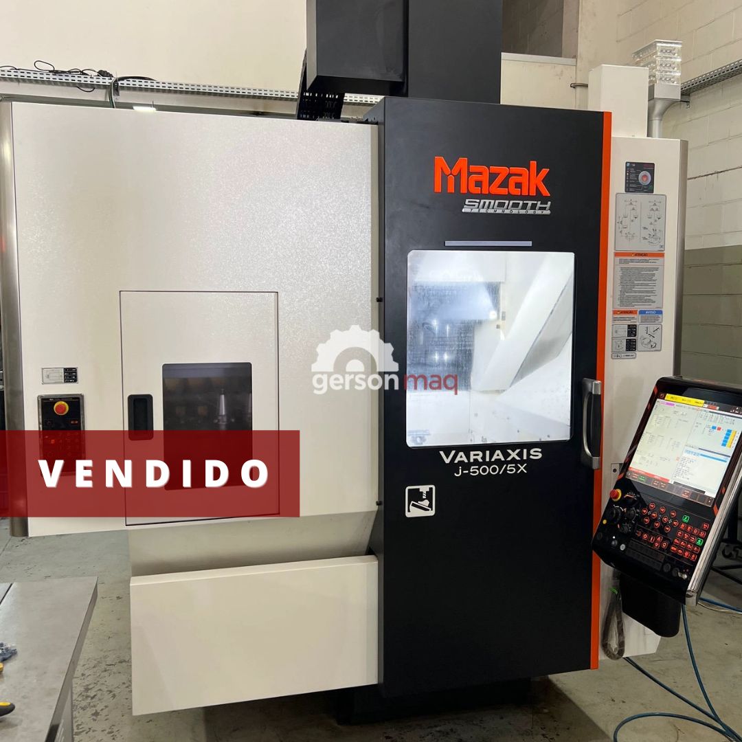 CENTRO DE USINAGEM 5 EIXOS MAZAK MODELO J500 5X ANO 2019